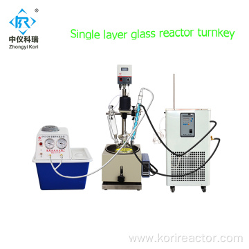 Factory manufacturing 3L Single layer glass reactor